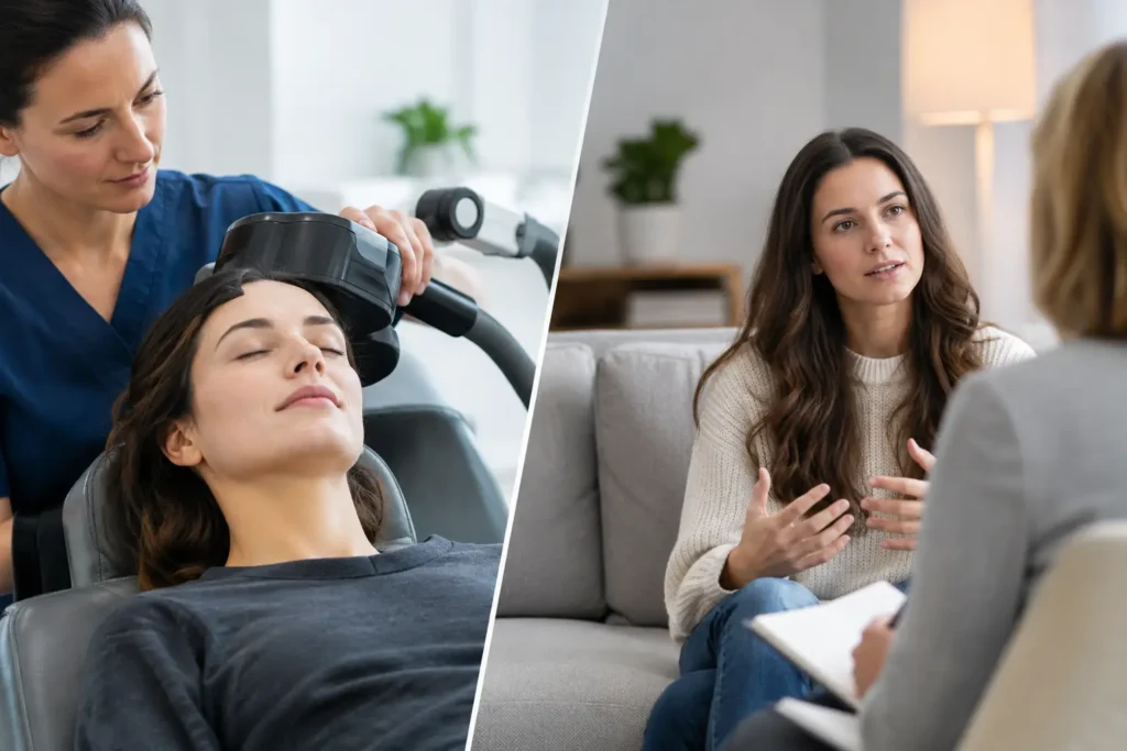 TMS Versus Talk Therapy: Which Treatment Helps?